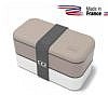 Lunch box MB original Gris sans bpa / Blanc