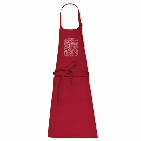 Tablier - Le Cri de Edvard Munch - 100% Coton BIO