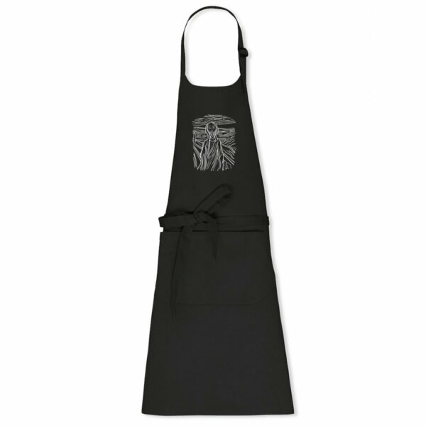 Tablier - Le Cri de Edvard Munch - 100% Coton BIO